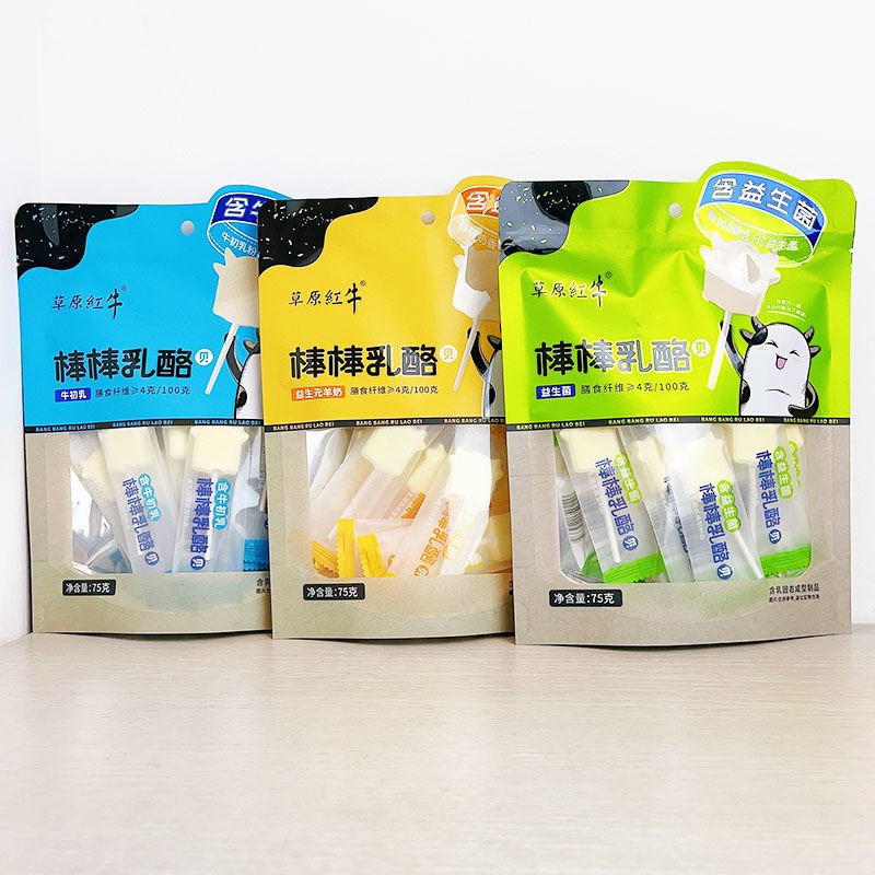 草原紅牛益生菌棒棒乳糖牛初乳棒棒奶酪75g特產(chǎn)獨(dú)立包裝含乳制品